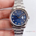  Swiss Copy Rolex Datejust 36mm Watch Stainless Steel Blue Computer Dial Rolex 